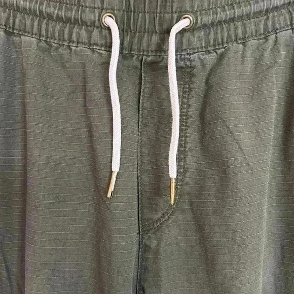Men’s Dark Green H&M  Cargo Joggers with Elasticized Ankles Size 32 - Picture 2 of 8